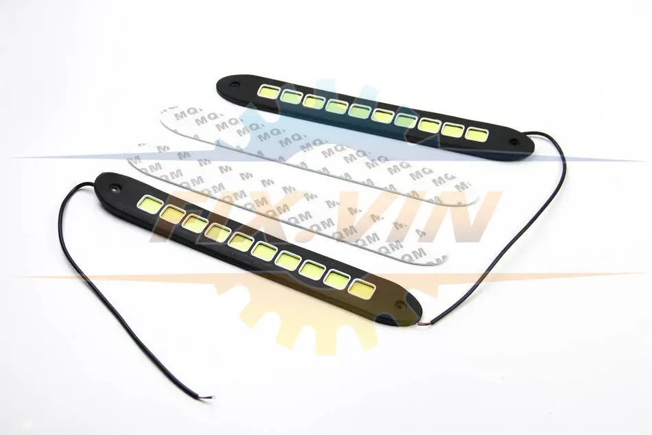 ДХО 12V 1xCOB LED ULL Гнучкий 260/33MM SQUARE WHITE к-т(2 шт) BOSMA 5172 (фото 1)