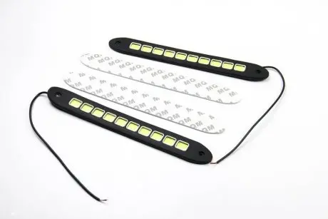 ДХО 12V 1xCOB LED ULL Гнучкий 260/33MM SQUARE WHITE к-т(2 шт) BOSMA 5172