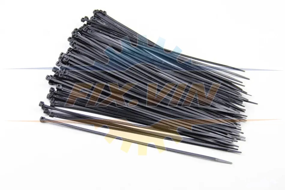 Хомут пластиковий BLACK 3,6 X 250 (100 шт) BOSMA 5459 (фото 1)
