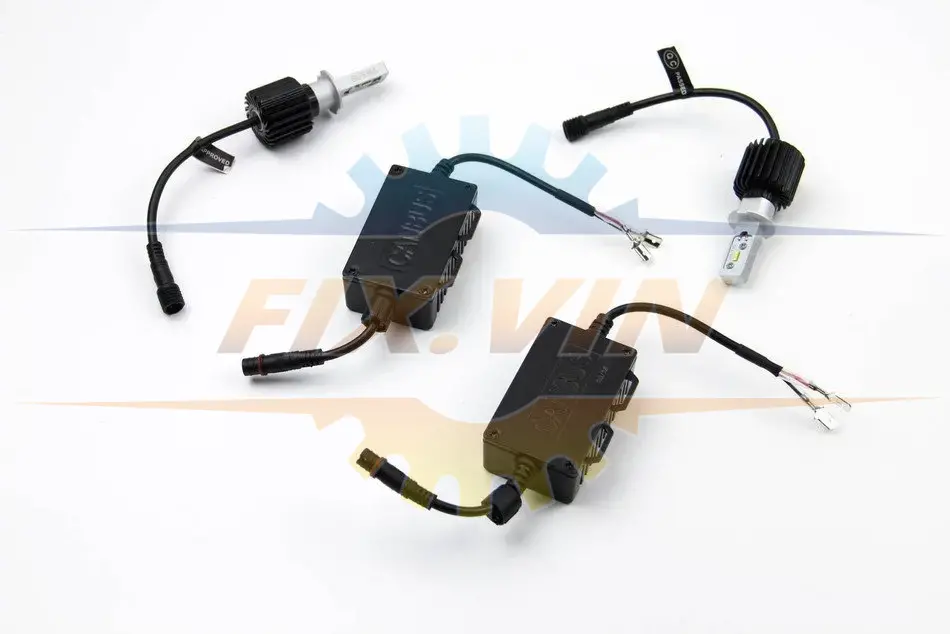 Автолампа H3 LED 12/24V 4000 Lm WHITE 6000K CANBUS (2 шт) BOSMA 6421 (фото 1)