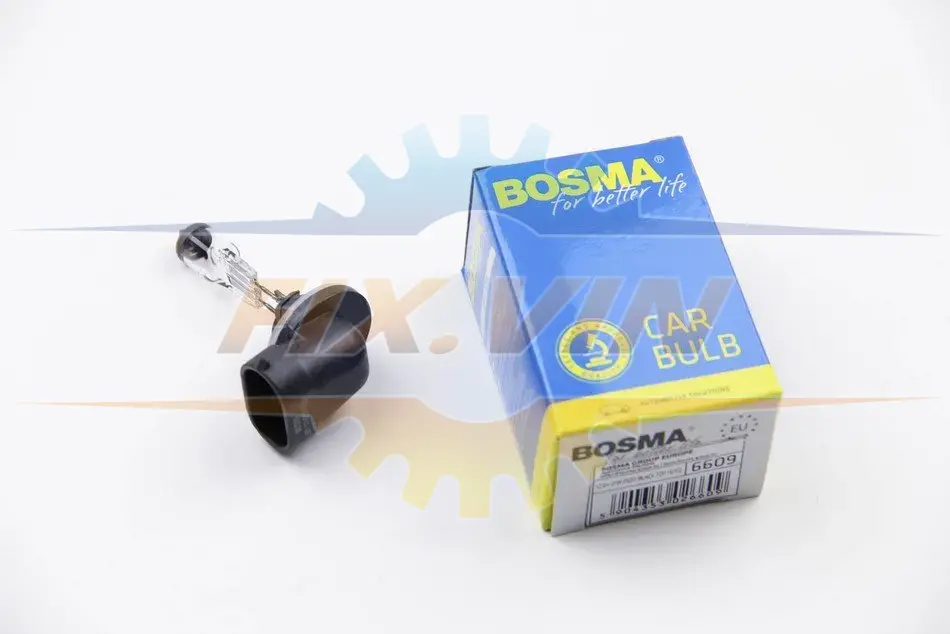 Автолампа H27W/2 12,8V 27W PGJ13 BLACK TOP H27W/2 BOSMA 6609 (фото 1)