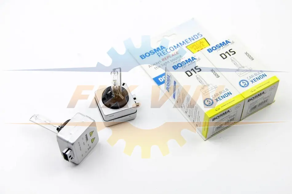 Лампа ксенонова D1S XENON 85V 35W PK32D-2 6000K (2 шт) BOSMA 9501D (фото 1)