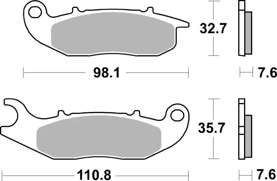 Гальмівні колодки BREMBO 07GR03CC (фото 1)