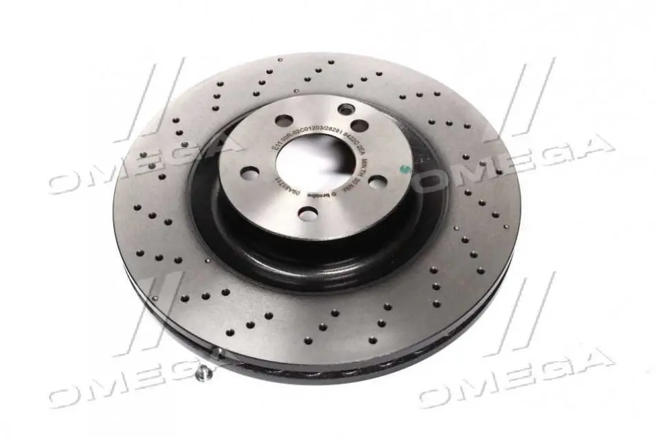 Гальмівний диск вентильований BREMBO 09.A817.11 (фото 1)