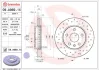 Brembo 09A9691X Гальмівний диск BREMBO 09.A969.1X (фото 1)