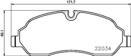 Гальмівні колодки дискові BREMBO BRE P24 171