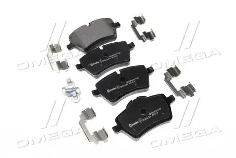 Колодка торм. диск. MINI MINI COOPER 01-,CLUBMAN 07- передн. BREMBO P06051