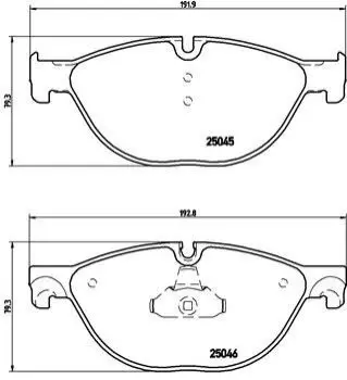 Гальмівні колодки дискові BREMBO P06076 (фото 1)