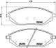 Гальмівні колодки дискові BREMBO P10 054 (фото 1)
