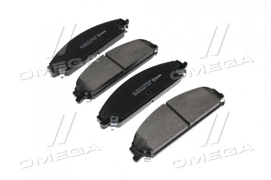 Колодка гальм. диск. CHRYSLER передн. (вир-во) BREMBO P11017 (фото 1)