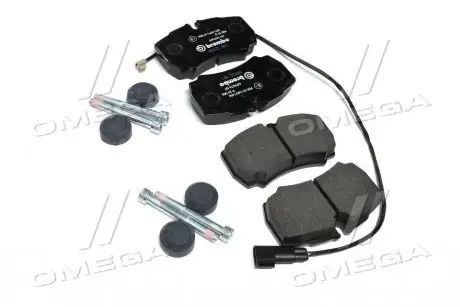 Колодка гальм. диск. FORD TRANSIT 2.2 2.4 07/06- задн. (вир-во) BREMBO P24084