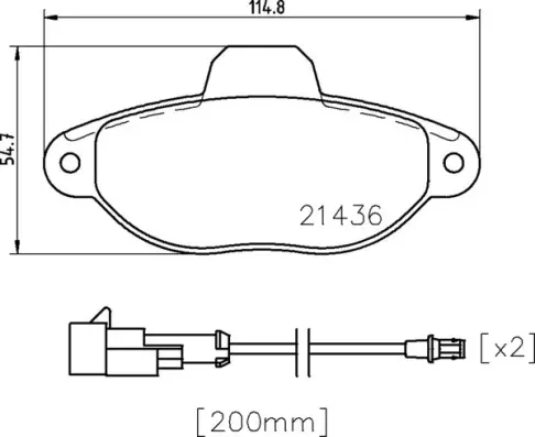 Гальмівні колодки дискові BREMBO P24 147 (фото 1)