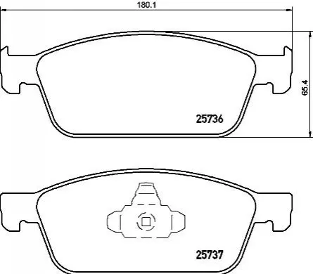 Гальмівні колодки дискові BREMBO P24157 (фото 1)