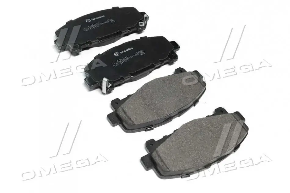 Колодка торм. диск. HONDA ACCORD передн. (пр-во) BREMBO P28043 (фото 1)