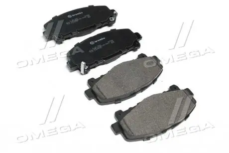 Колодка торм. диск. HONDA ACCORD передн. (пр-во) BREMBO P28043