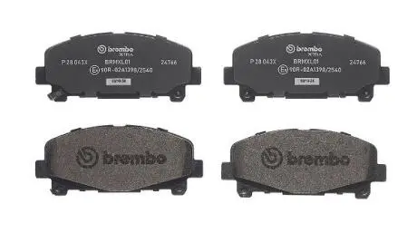 Гальмівні колодки дискові BREMBO P28043X