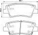 Гальмівні колодки дискові BREMBO P30 103 (фото 1)