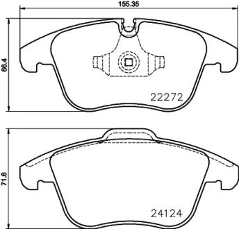Гальмівні колодки дискові BREMBO P36 030