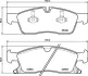 Гальмівні колодки дискові BREMBO P37 027 (фото 1)