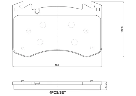 Гальмівні колодки дискові BREMBO P44031