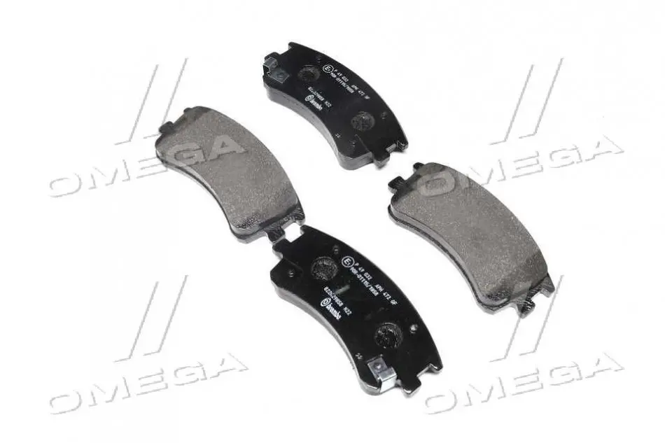 Колодка торм. диск. MAZDA 6 (GG, GY) передн. (пр-во) BREMBO P49032 (фото 1)