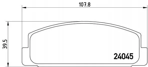Гальмівні колодки дискові BREMBO P49036 (фото 1)