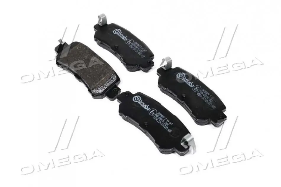 Колодка торм. диск. MAZDA CX-5 2.0 2011-, 2.2D 2012- задн. (пр-во) BREMBO P49047 (фото 1)