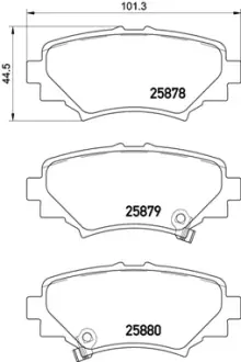 Гальмівні колодки дискові BREMBO P49049