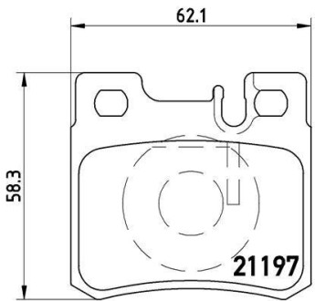 Гальмівні колодки дискові BREMBO P50009