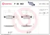 Гальмівні колодки дискові BREMBO P50 082 (фото 1)