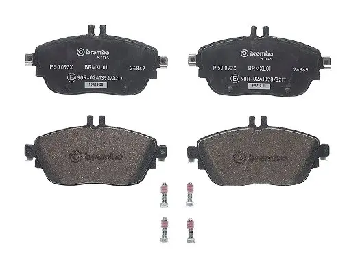 Гальмівні колодки - тюнінг BREMBO P50093X (фото 1)