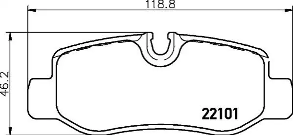 Гальмівні колодки дискові BREMBO P50126 (фото 1)