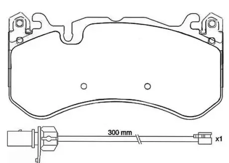 Гальмівні колодки дискові BREMBO P50 127