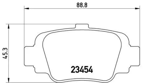 Гальмівні колодки дискові BREMBO P56 032