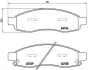 Гальмівні колодки дискові BREMBO P58 001 (фото 1)