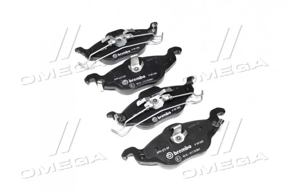 Колодка гальм. диск. OPEL ASTRA G передн. (вир-во) BREMBO P 59 030 (фото 1)