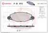Гальмівні колодки дискові BREMBO P61 072 (фото 1)