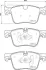 Колодки гальмівні дискові (комплект 4 шт) BREMBO P61127 (фото 1)