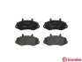 Комплект тормозных колодок, дисковый тормоз BREMBO P 68 025 (фото 2)