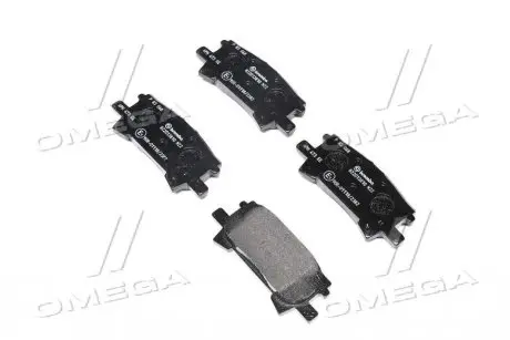 Колодка торм. диск. LEXUS RX, задн. (пр-во) BREMBO P83068