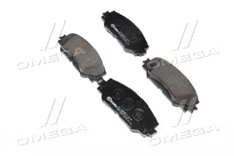 Колодка торм. диск. TOYOTA AURIS, RAV 4 передн. (пр-во) BREMBO P83082