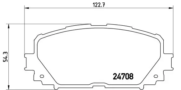 Гальмівні колодки дискові BREMBO P83101 (фото 1)