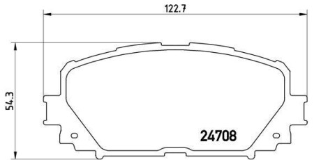 Гальмівні колодки дискові BREMBO P83101