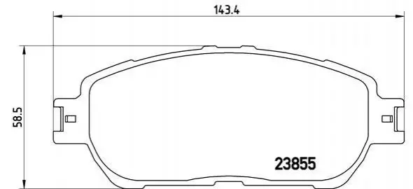 Гальмівні колодки дискові BREMBO P83105 (фото 1)