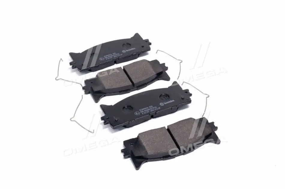 Колодка торм. диск. TOYOTA CAMRY передн. (пр-во) BREMBO P83117 (фото 1)