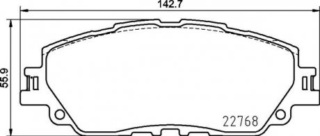 Колодки гальм. BREMBO P83172