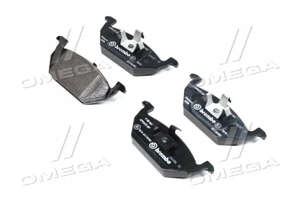 Колодка торм. диск. AUDI A3, SEAT CORDOBA, SKODA, VW передн. (пр-во) BREMBO P85041 (фото 1)