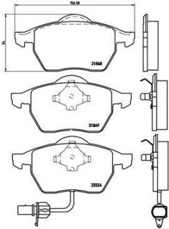 Колодки гальмівні дискові BREMBO P85060