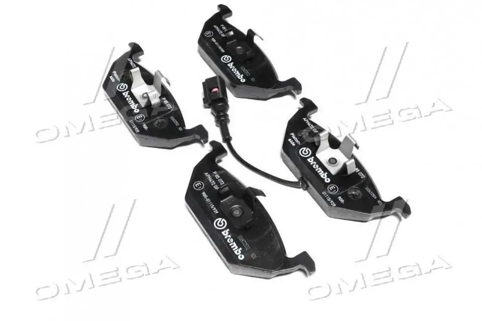 Колодка торм. диск. AUDI A3, SEAT, SKODA,VW передн. (пр-во) BREMBO P85072 (фото 1)