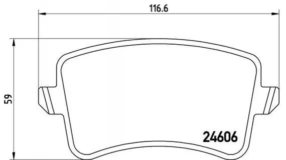 Гальмівні колодки дискові BREMBO P85099 (фото 1)